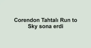 Corendon Tahtalı Run to Sky sona erdi