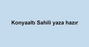 Konyaaltı Sahili yaza hazır