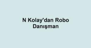 N Kolay'dan Robo Danışman