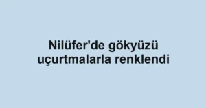 Nilüfer'de gökyüzü uçurtmalarla renklendi