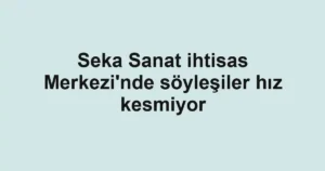 Seka Sanat ihtisas Merkezi'nde söyleşiler hız kesmiyor